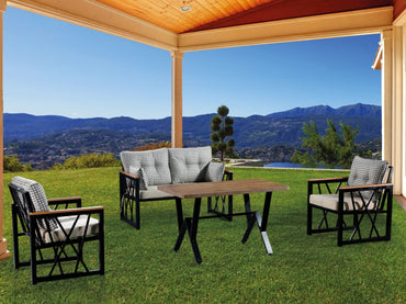 Açelya Metal Bahçe Mobilyası Takımı(Bahçe,Balkon,Cafe,Ofis)