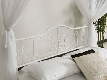 Perra Cibinlikli Ferforje Metal Karyola(Kargo Hediye)