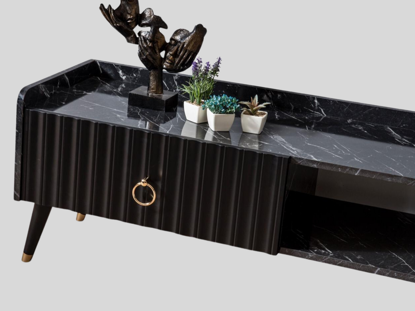 Zen Yemek Odası Takımı(Antrasit)