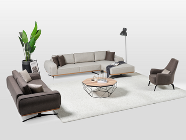 Erva Köşe Koltuk Takımı(Metal Ayaklı)