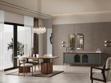 Yıldız Yemek Odası Takımı(Antrasit)