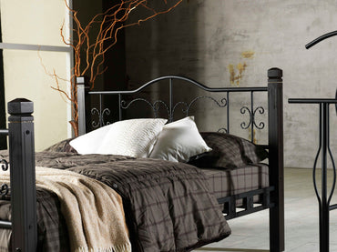 Ayışığı Ferforje Metal Karyola(Kargo Hediye)