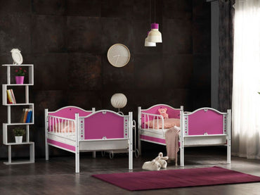 Mercan Metal Pembe Çocuk Ranza(Kargo Hediye)