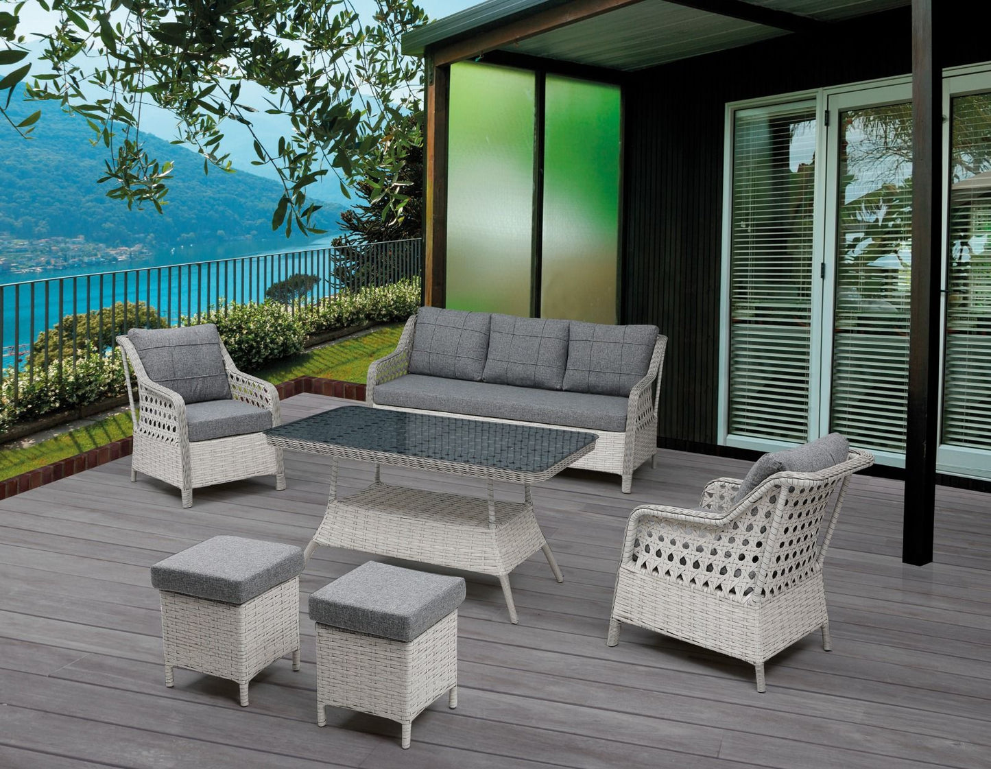 Rondi Rattan Bahçe-Balkon Takımı