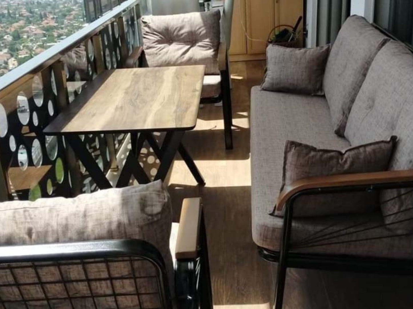 Quantum Metal Bahçe Mobilyası Takımı(Bahçe,Balkon,Cafe,Ofis)