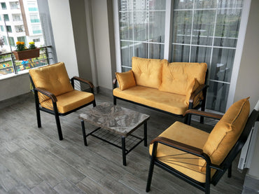Quantum Metal Bahçe Mobilyası Takımı(Bahçe,Balkon,Cafe,Ofis)