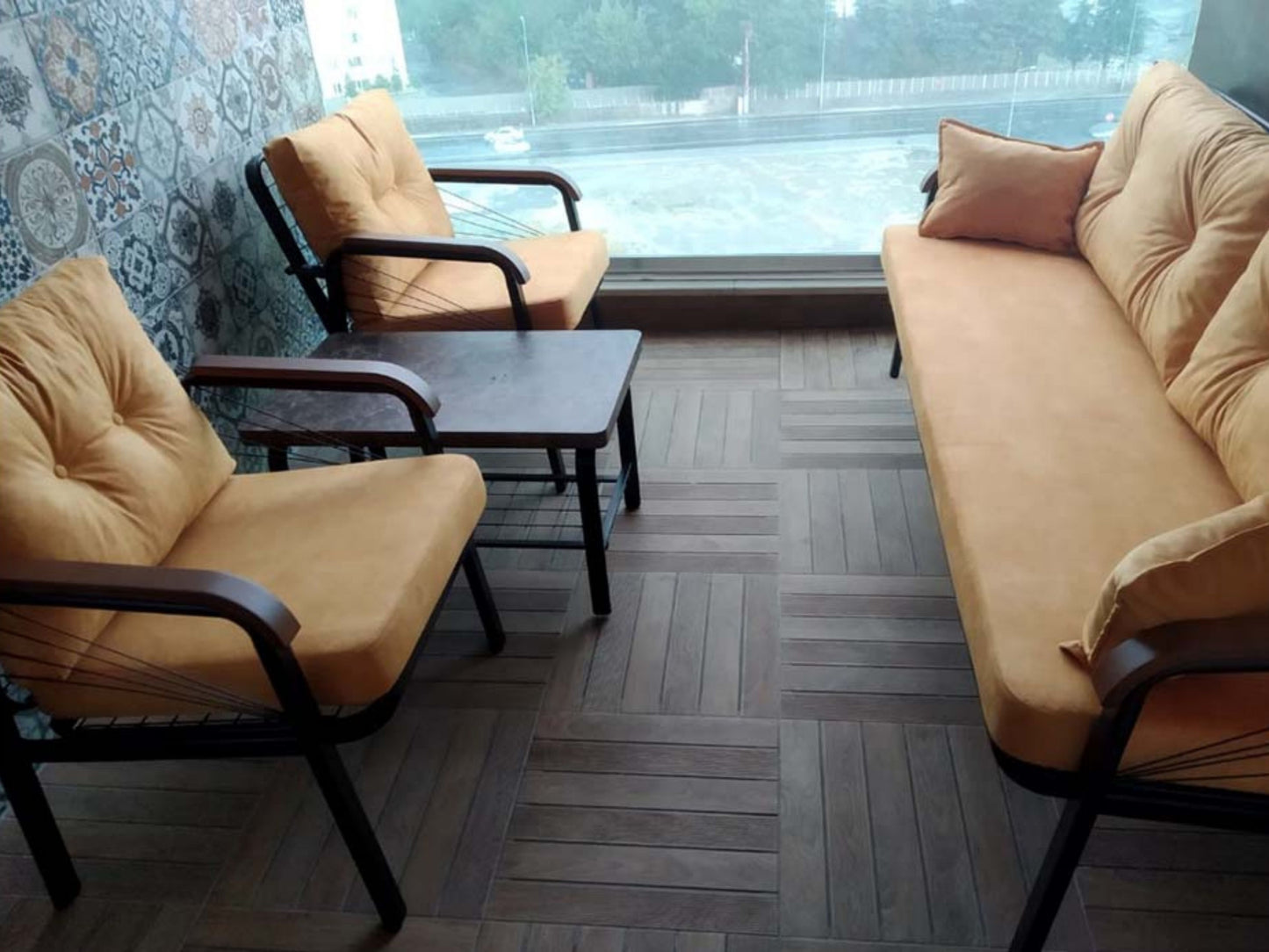 Quantum Metal Bahçe Mobilyası Takımı(Bahçe,Balkon,Cafe,Ofis)