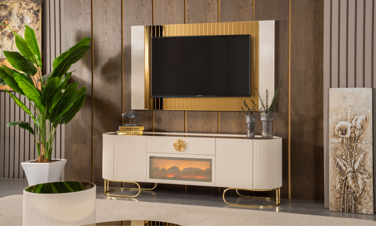 Luccix Yemek Odası Takımı (Gold)