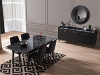Zen Yemek Odası Takımı(Antrasit)