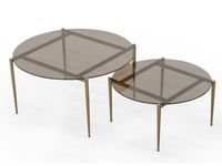 Vetro Orta Sehpa Set