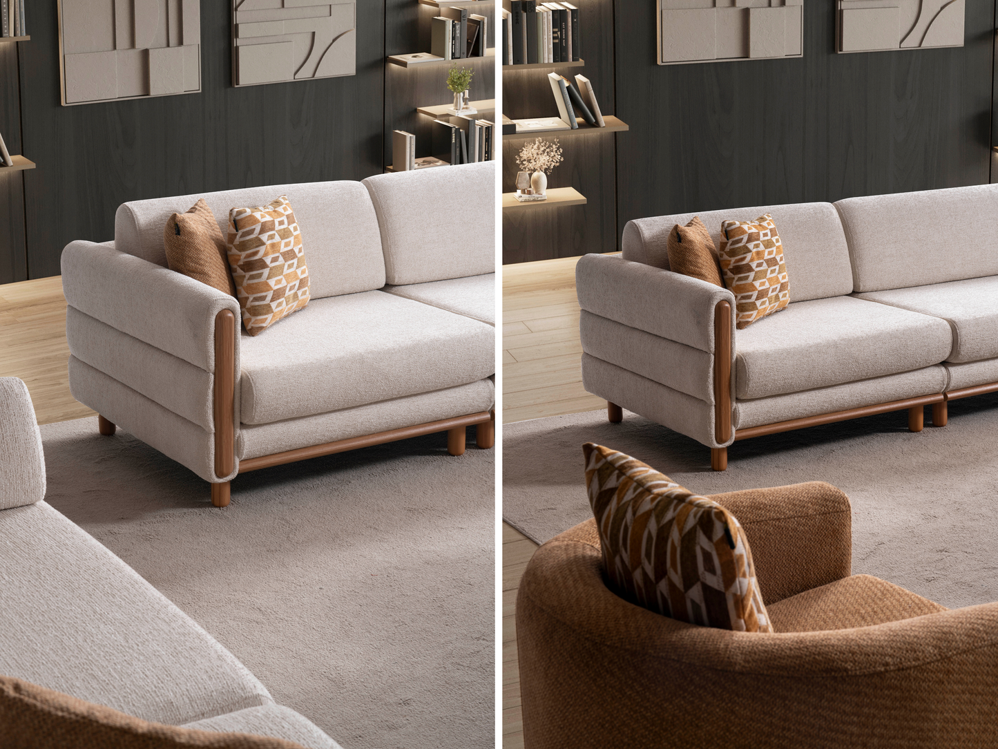 Elegant Bohem Köşe Koltuk Takımı