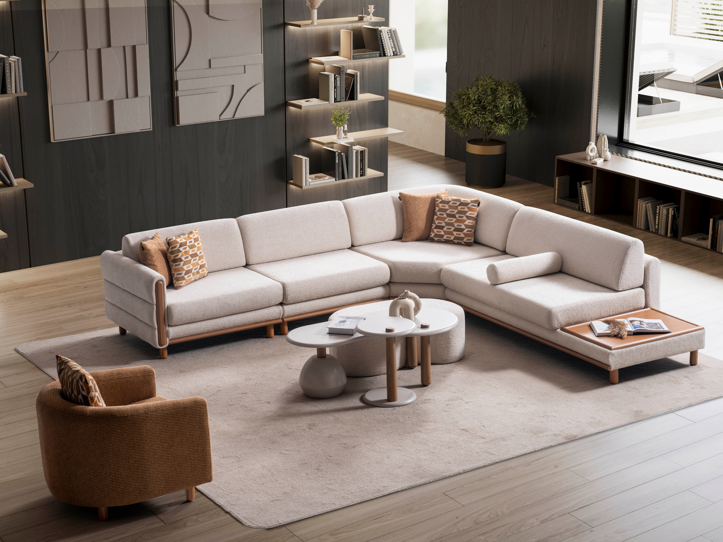 Elegant Bohem Köşe Koltuk Takımı