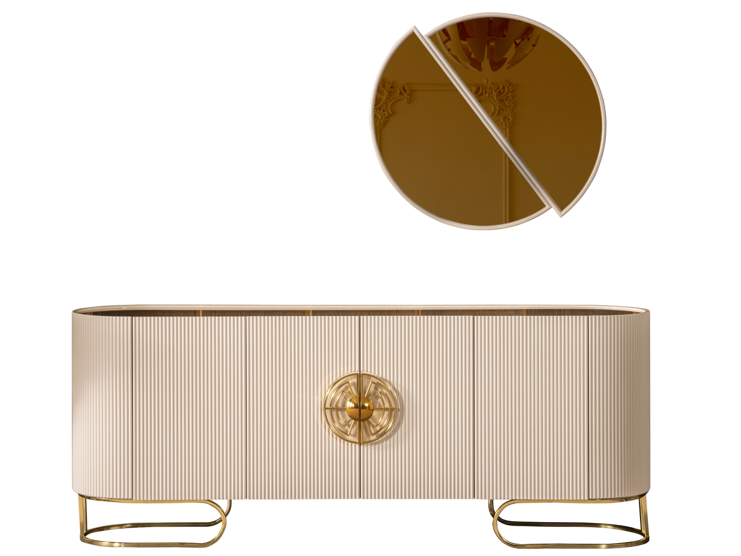 Luccix Yemek Odası Takımı (Gold)