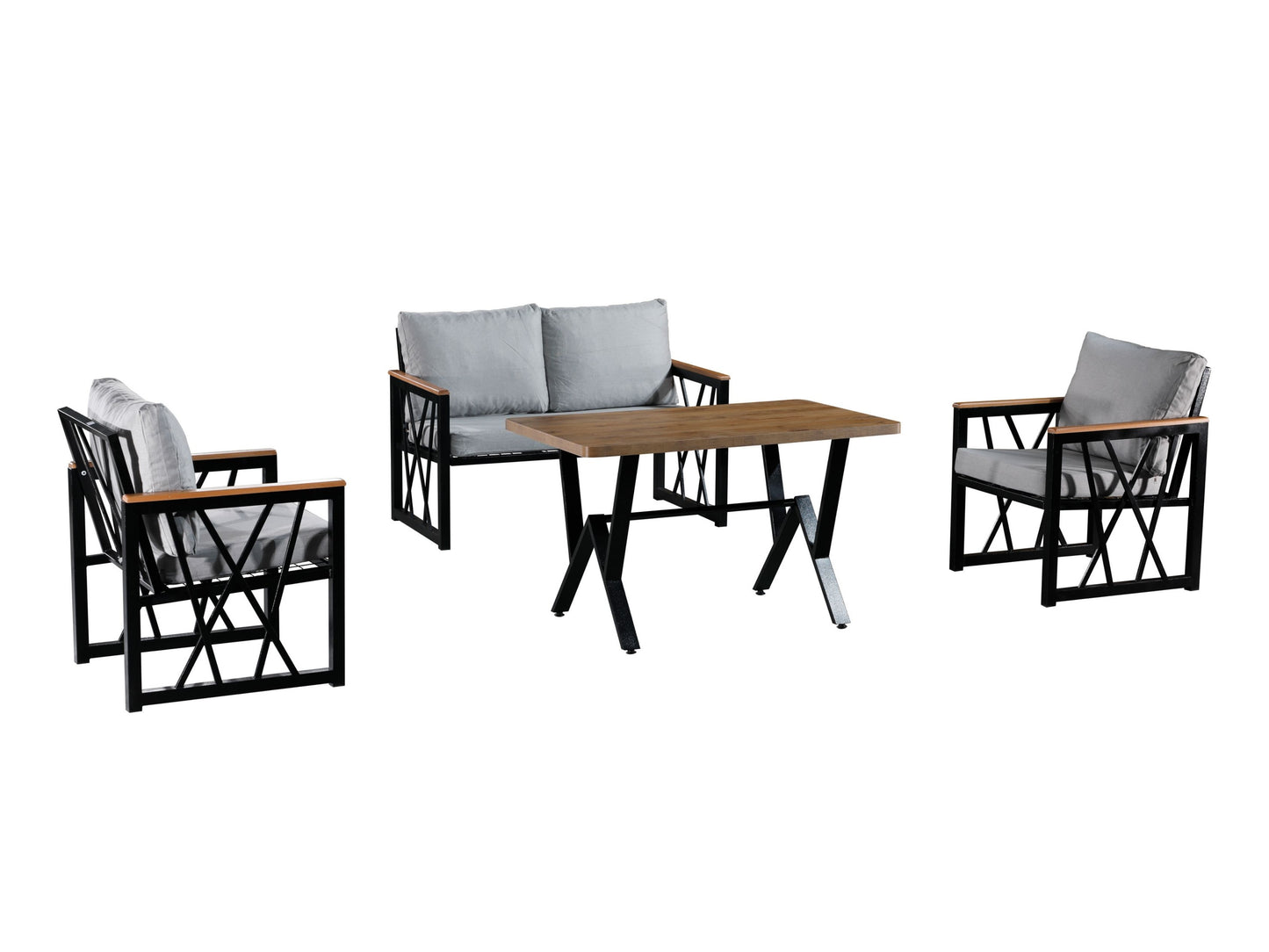 Açelya Metal Bahçe Mobilyası Takımı(Bahçe,Balkon,Cafe,Ofis)