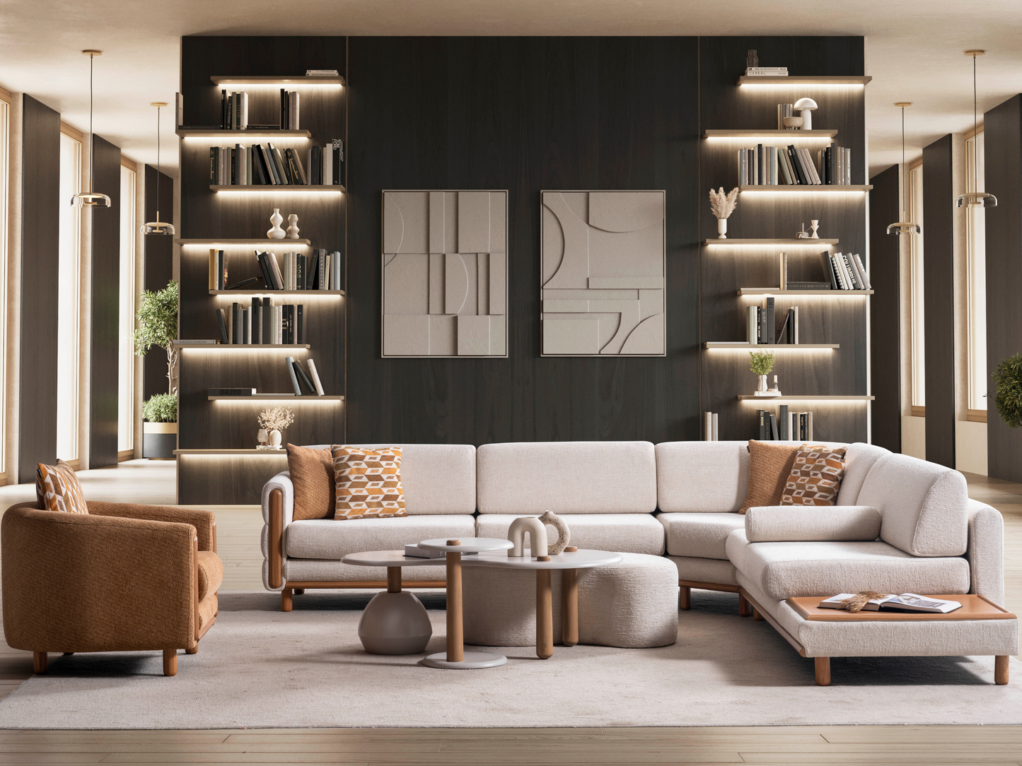 Elegant Bohem Köşe Koltuk Takımı