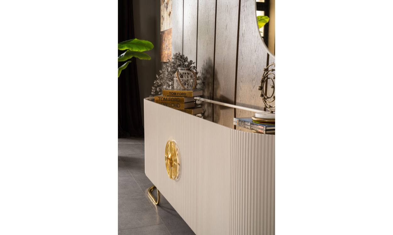 Luccix Yemek Odası Takımı (Gold)