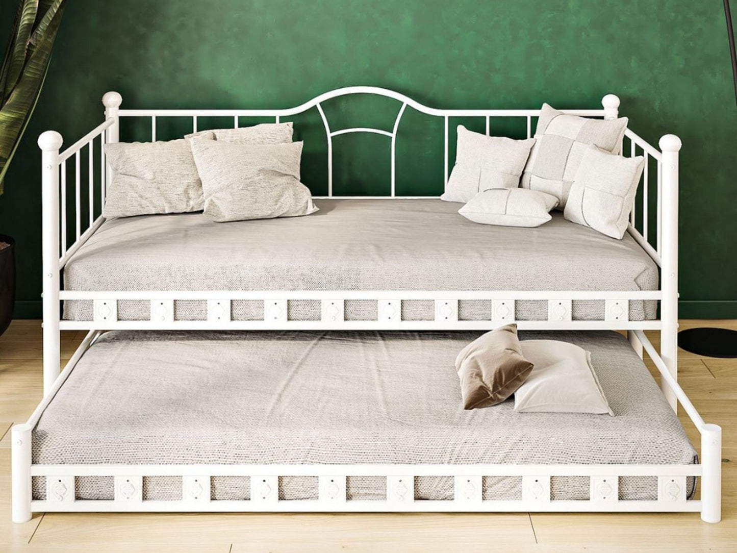 Camalia Ferforje Metal Yavrulu Karyola(Kargo Hediye)