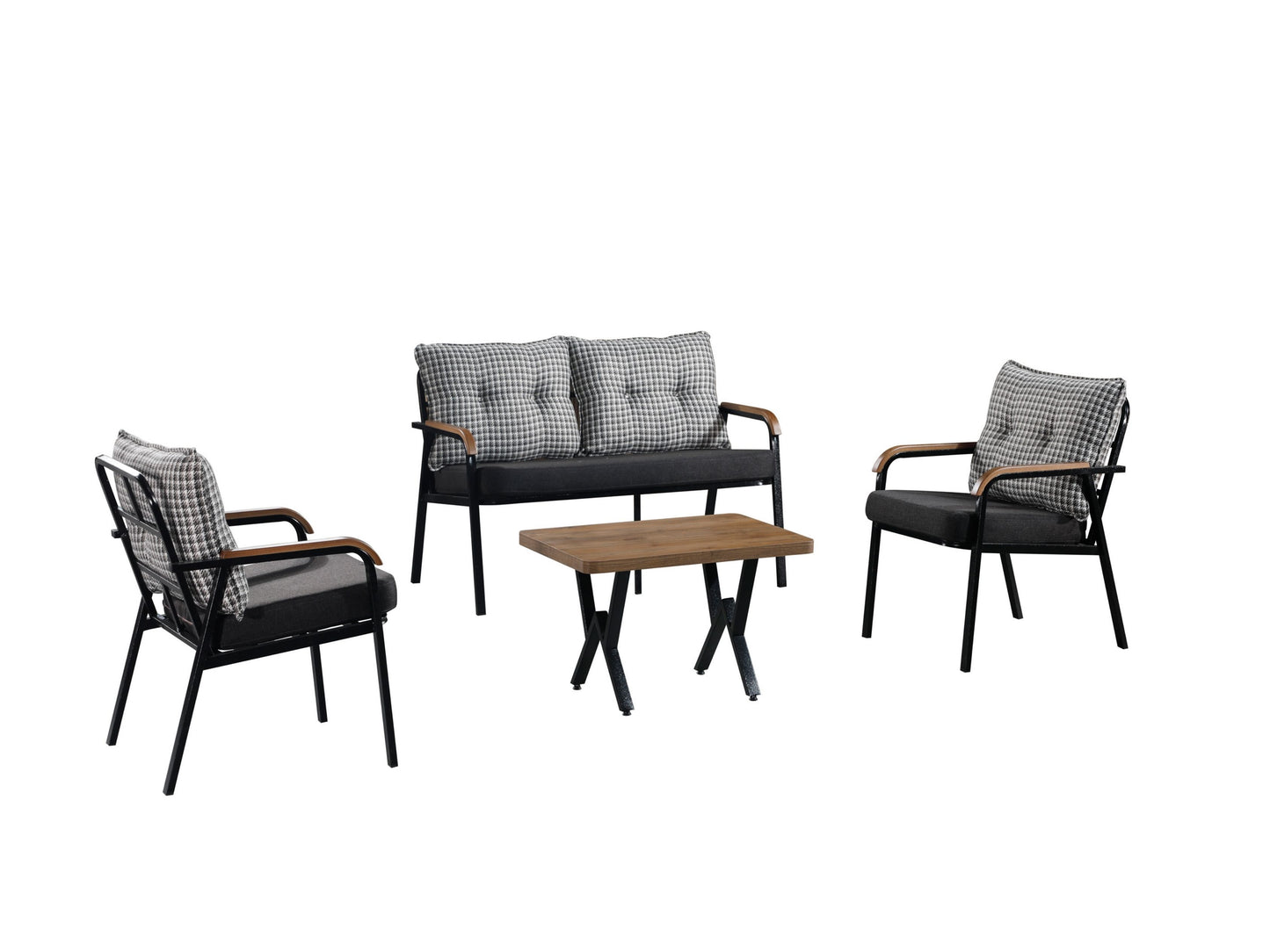 Sardunya Metal Bahçe Mobilyası Takımı(Bahçe,Balkon,Cafe,Ofis)