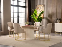 Luccix Yemek Odası Takımı (Gold)