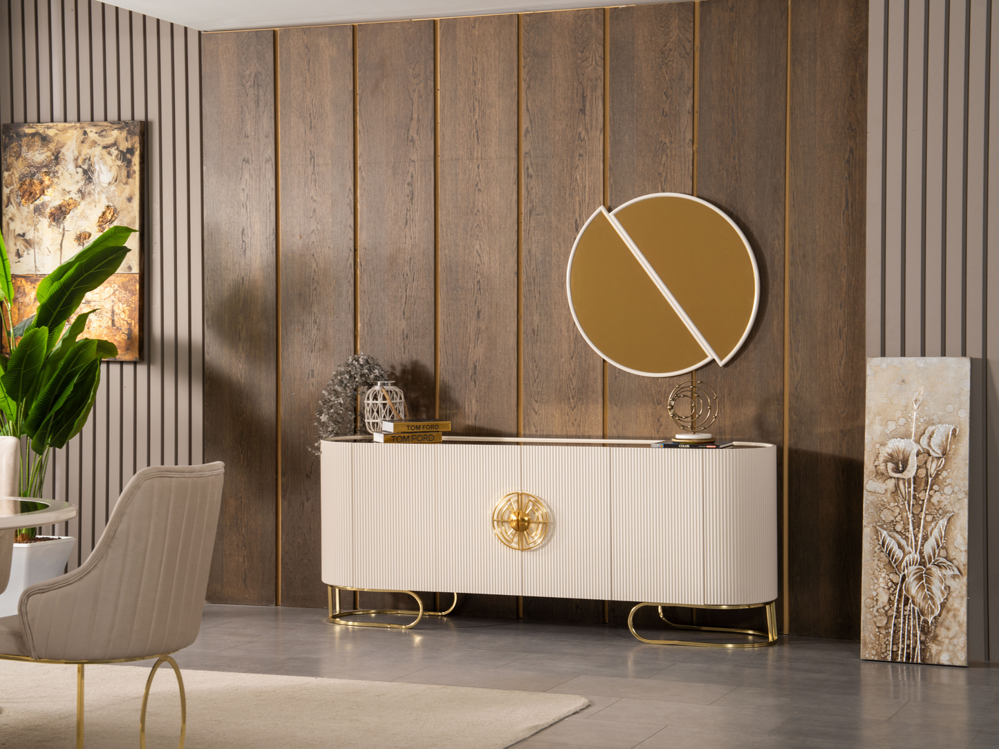 Luccix Yemek Odası Takımı (Gold)